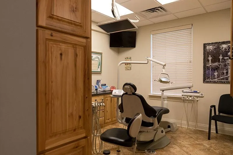Dental chair and operatory at Louisiana Dental Center Bogalusa