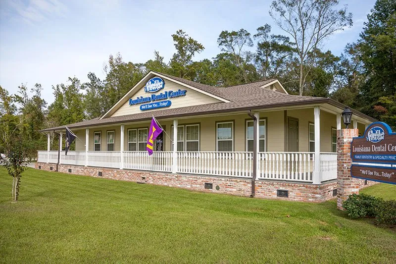 Patient treatment area at Louisiana Dental Center Bogalusa